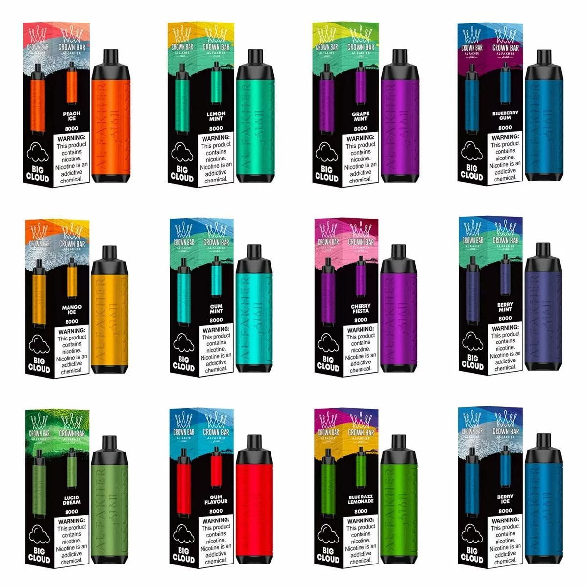 Ontario Version - Al Fakher Crown Bar 12000 Splash Vape Lounge Ontario Version - Al Fakher Crown Bar 12000 Splash Vape Lounge