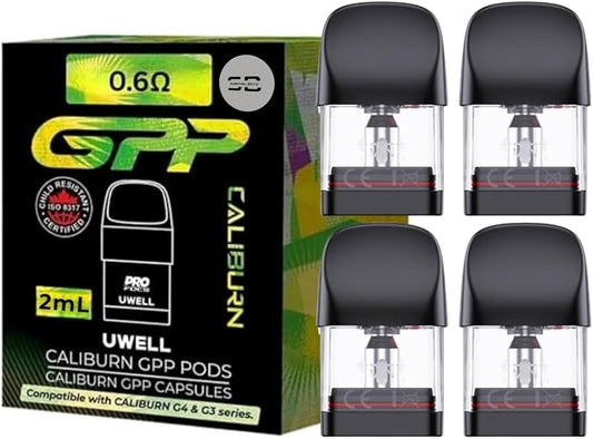 UWELL CALIBURN G3/GPP Replacement 2ml Pods (4 Pack)