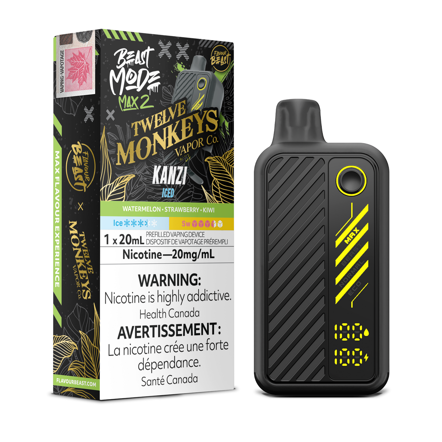 Ontario Version - Flavour Beast Mode Max 2 Disposable