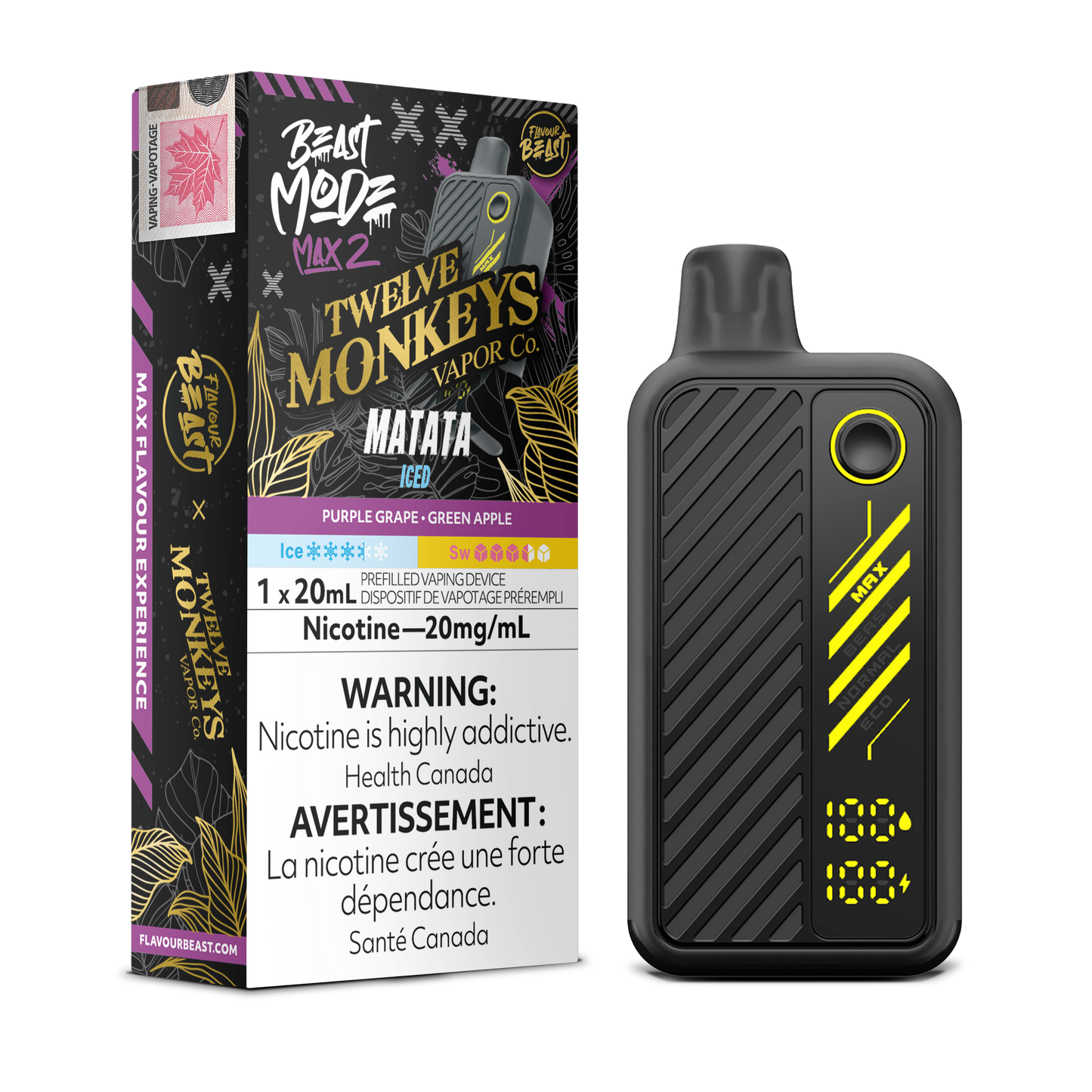 Ontario Version - Flavour Beast Mode Max 2 Disposable
